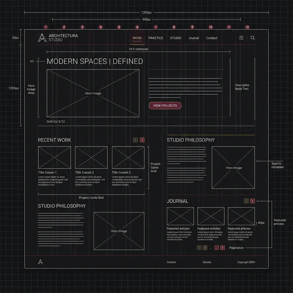 Design phase mockup